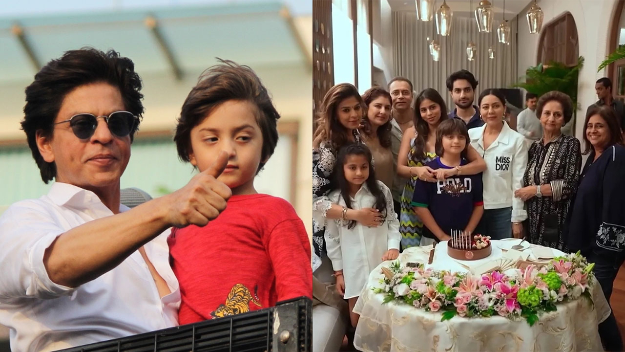 আব্রামের জন্মদিনের কেক কাটলেন গৌরী-সুহানা, ছিলেন না শাহরুখ