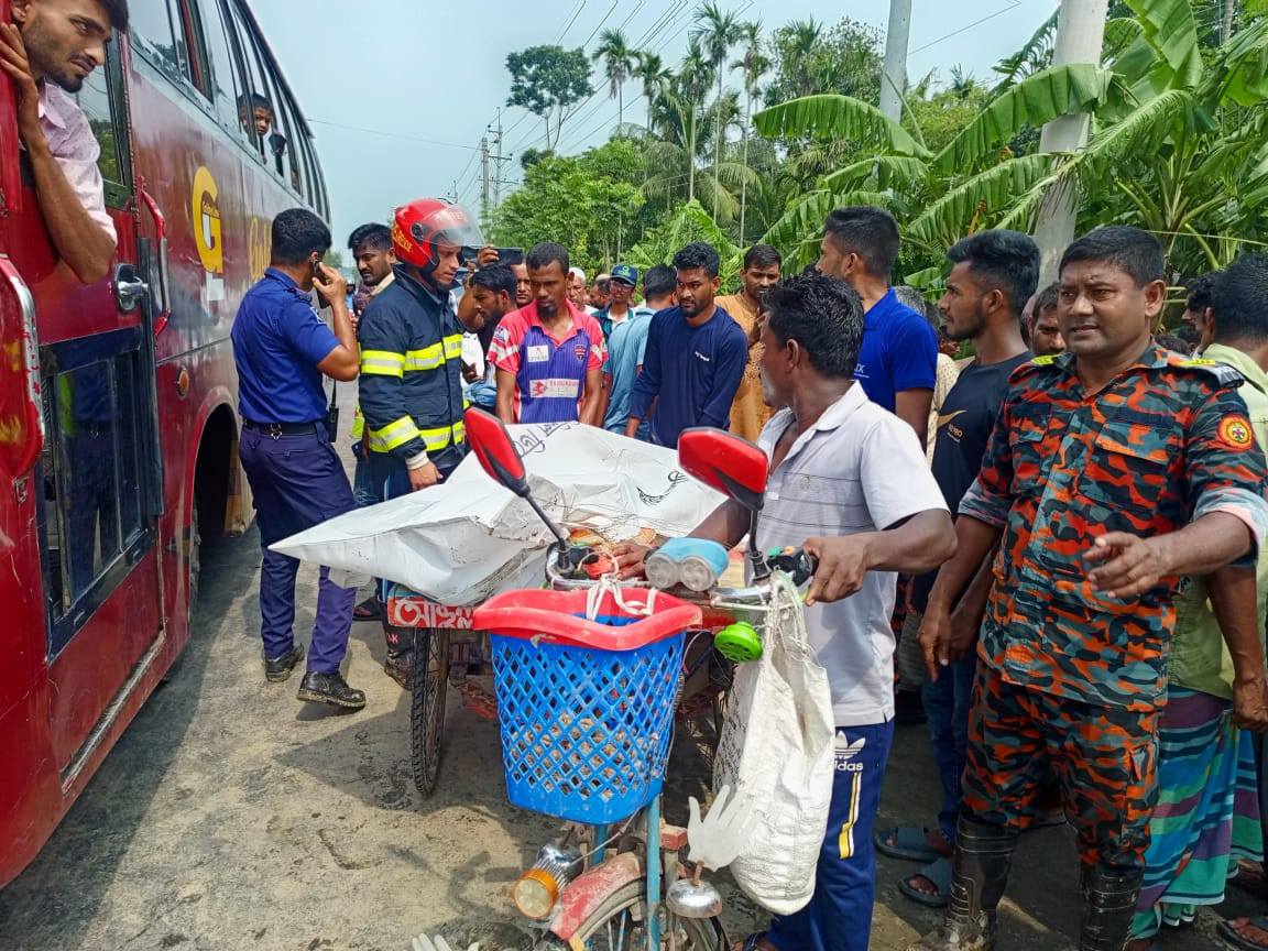 রাজবাড়ীতে গরু বোঝাই ট্রাক নিয়ন্ত্রণ হারিয়ে খাদে পড়ে ২জনের মৃত্যু আহত-৮