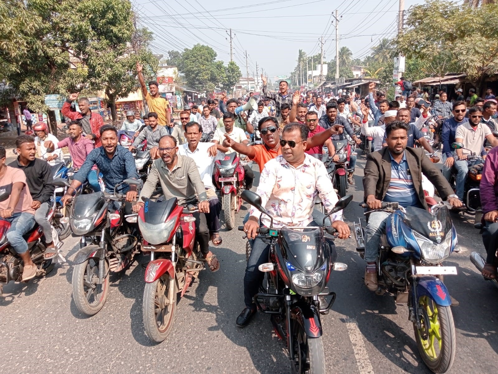 সাতক্ষীরা ২ আসনে আব্দুল আলিমের মনোনয়নের দাবিতে মোটরসাইকেল র‌্যালি