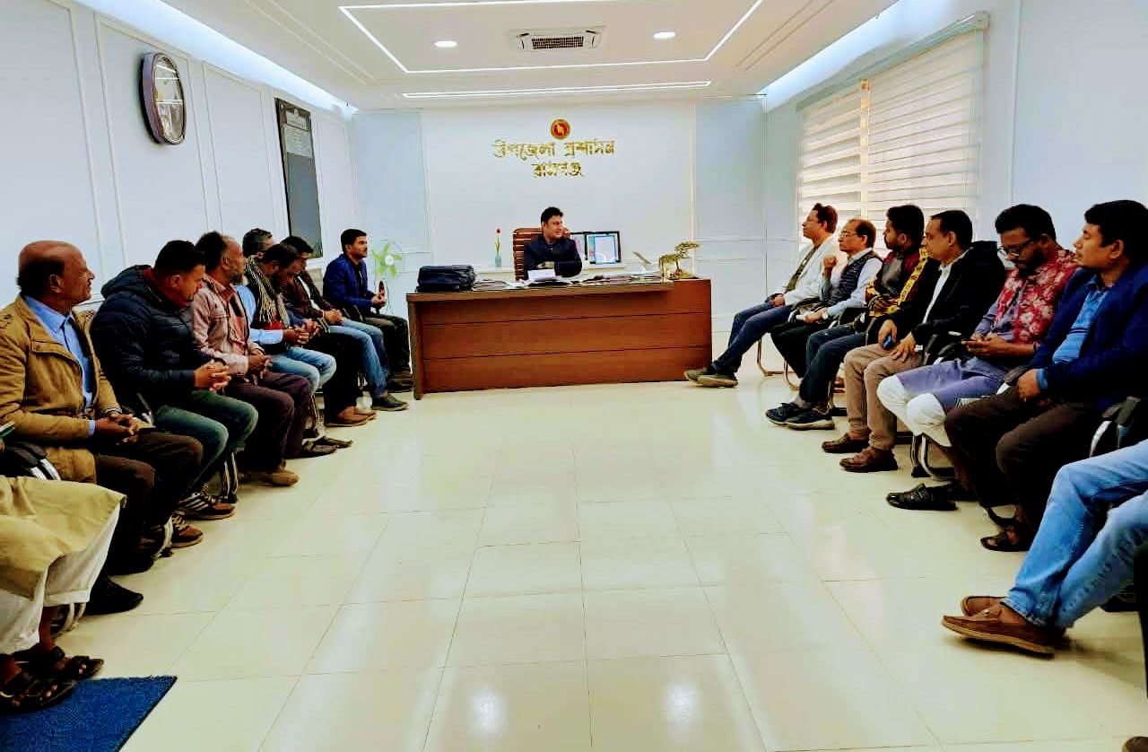 রামগঞ্জ নবাগত ইউএনও’র সঙ্গে সাংবাদিকদের মতবিনিময়