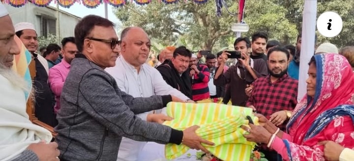 ধামরাইয়ে সুতি পাড়া ইউনিয়ন সাবেক প্রধানমন্ত্রী বেগম খালেদা জিয়া আত্মার মাগফিরাত কামনা ও কম্বল বিতরণ