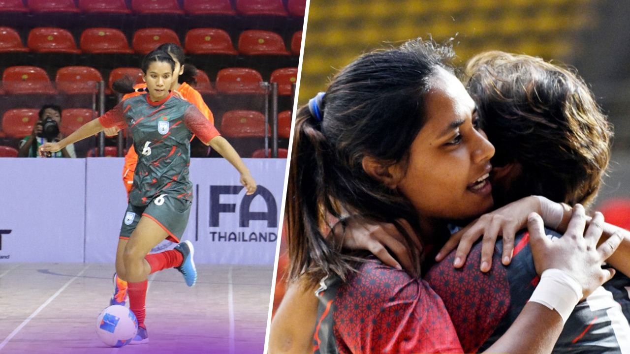 সাবিনার নেতৃত্বে ভারতকে হারাল বাংলাদেশ