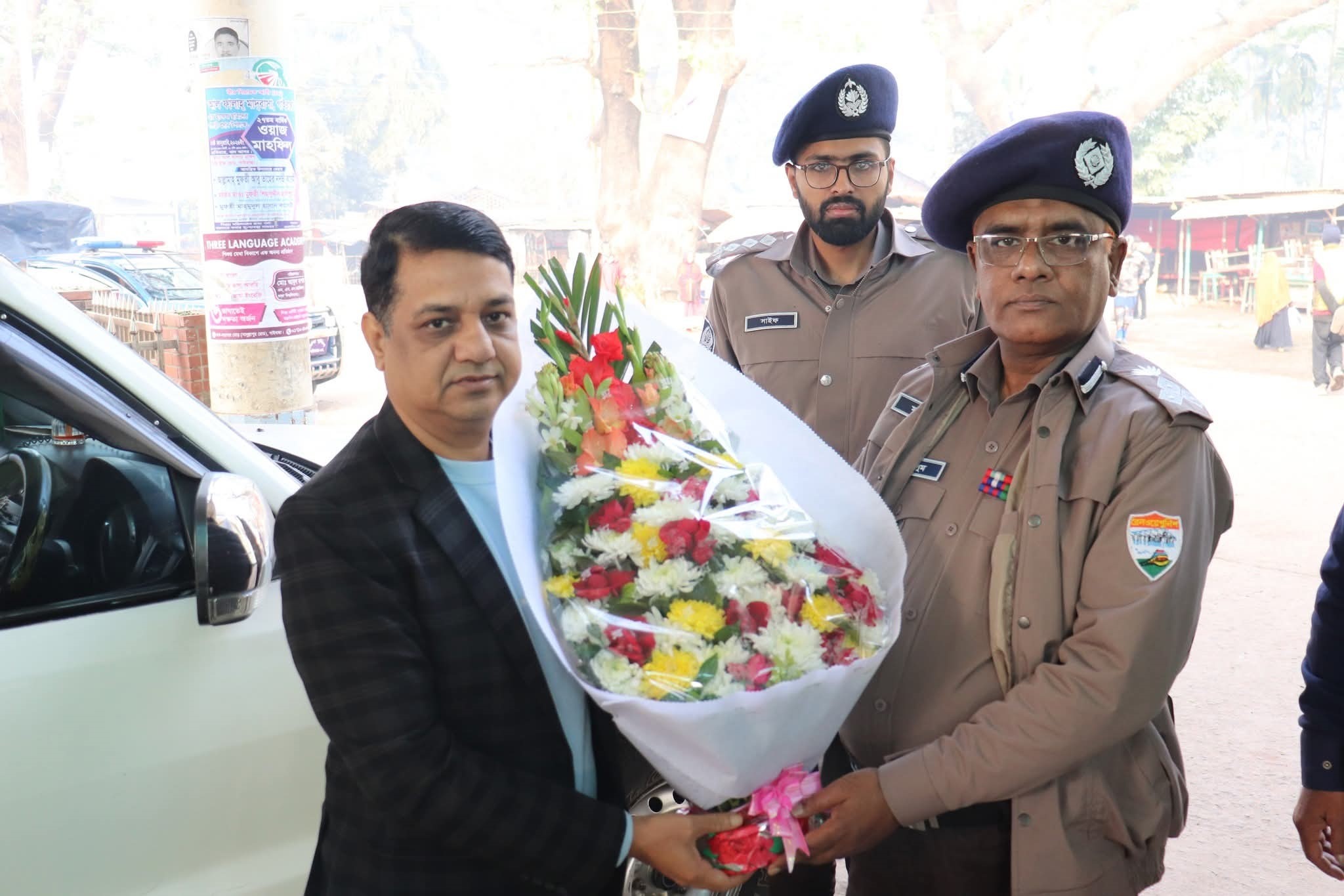 গাইবান্ধার বালাসীঘাট রেলওয়ে পুলিশ ফাঁড়ি পরিদর্শন করলেন ডিআইজি মাসুম বিল্লাহ তালুকদার